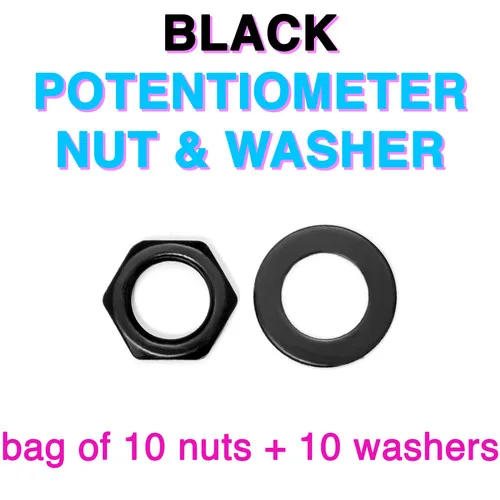 Potentiometer Hardware Kit (Washers & Hex Nuts Pack)