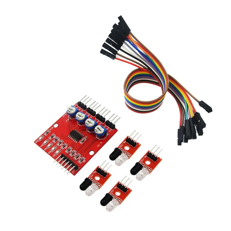 Four Infrared Sensor Array for Line Following Robots