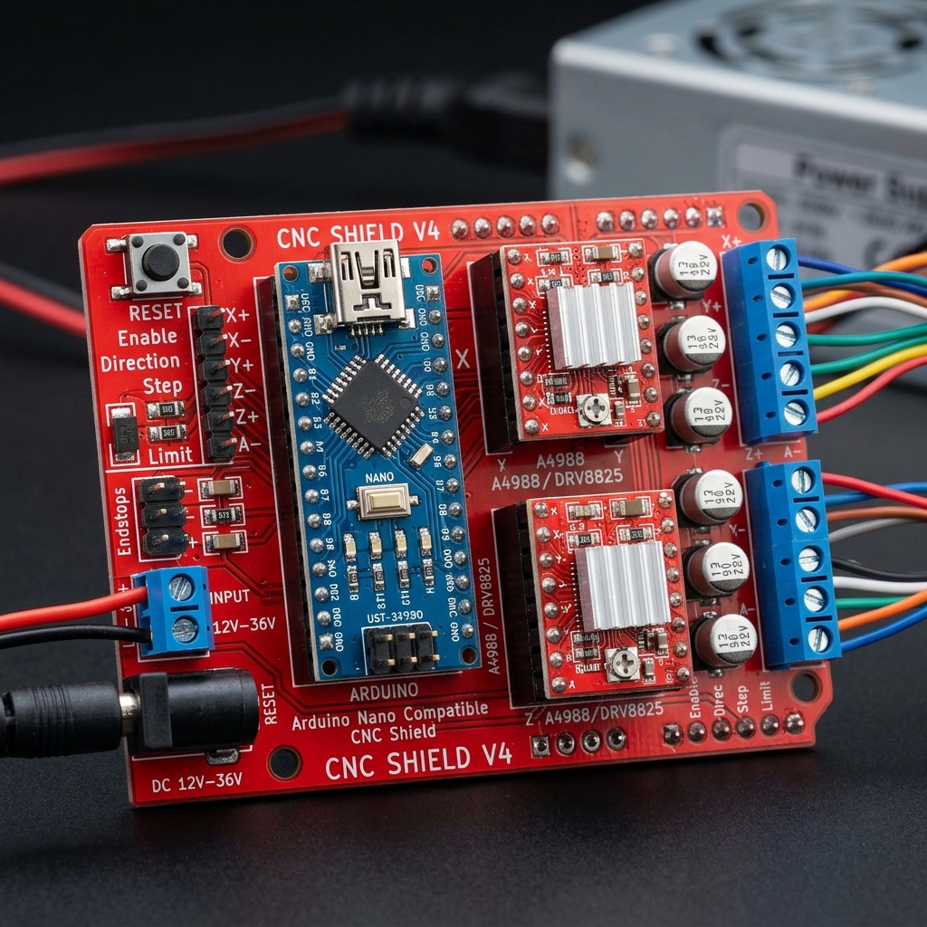 CNC Shield V4 Expansion Board for Arduino Nano